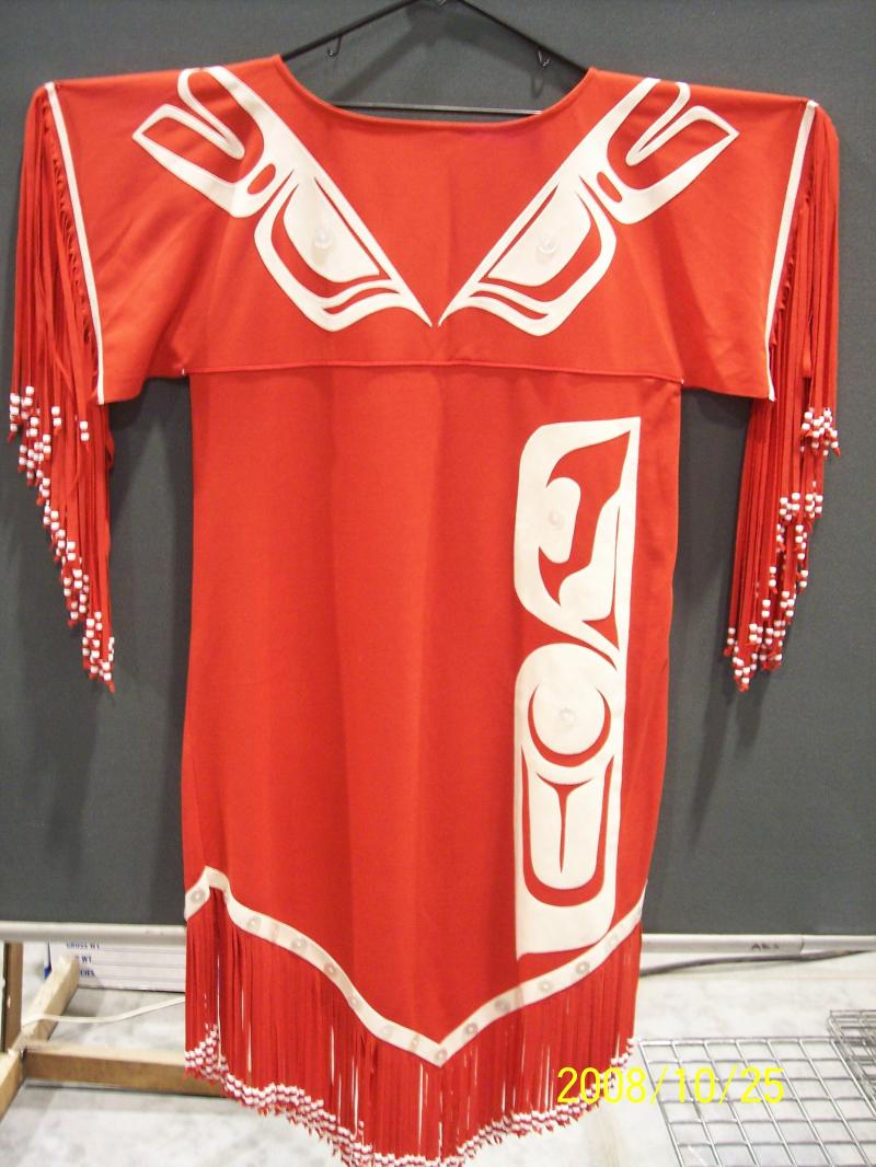 Red Feather Dress
